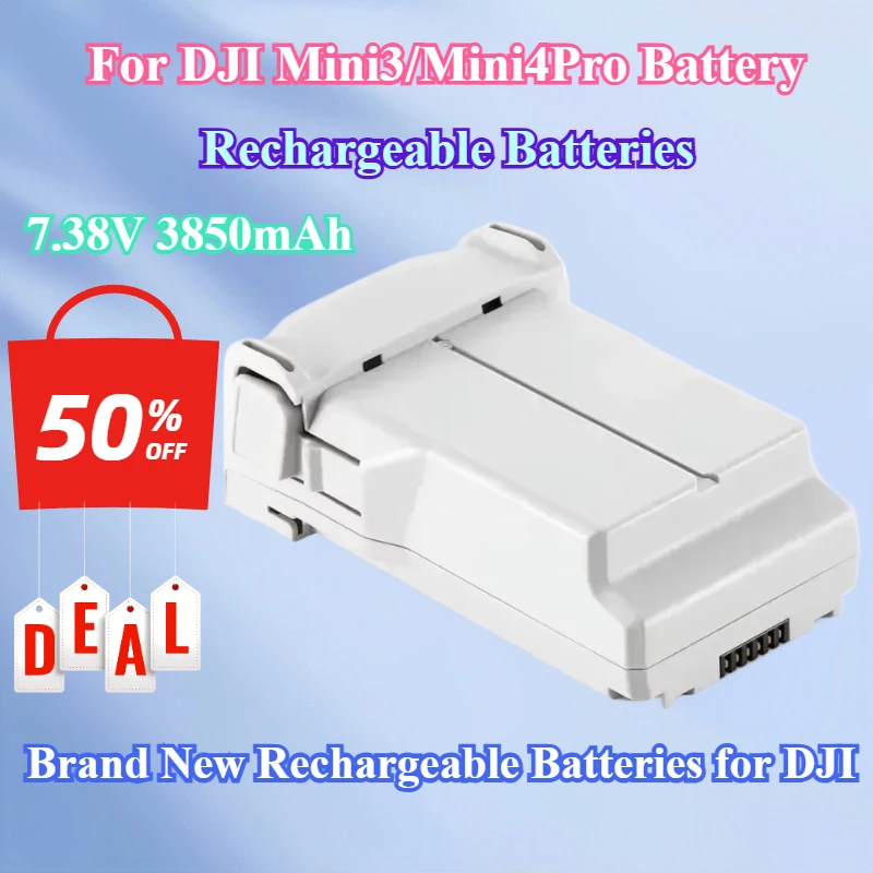 

Brand New 7.38V 3850mAh Battery for DJI Mini 3 /3 Pro / Mini 4 Pro Drone Accessories Rechargeable Batteries