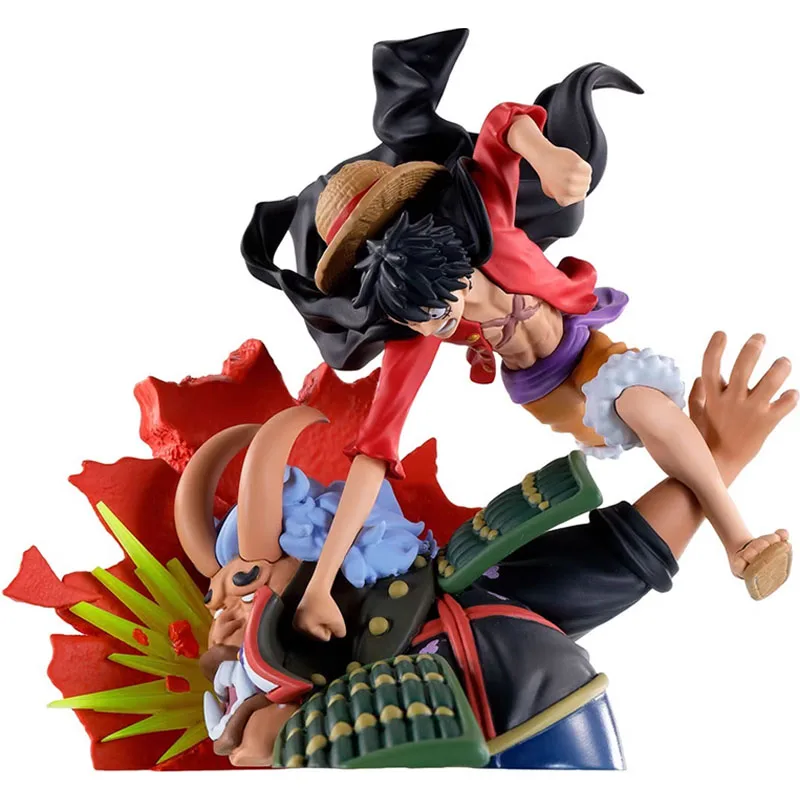 Megahouse Original DX One Piece LOGBOX RE BIRTH Luffy Zoro Land of Wano 3 Anime Action Figure Toys For Boys Girls Gift Model