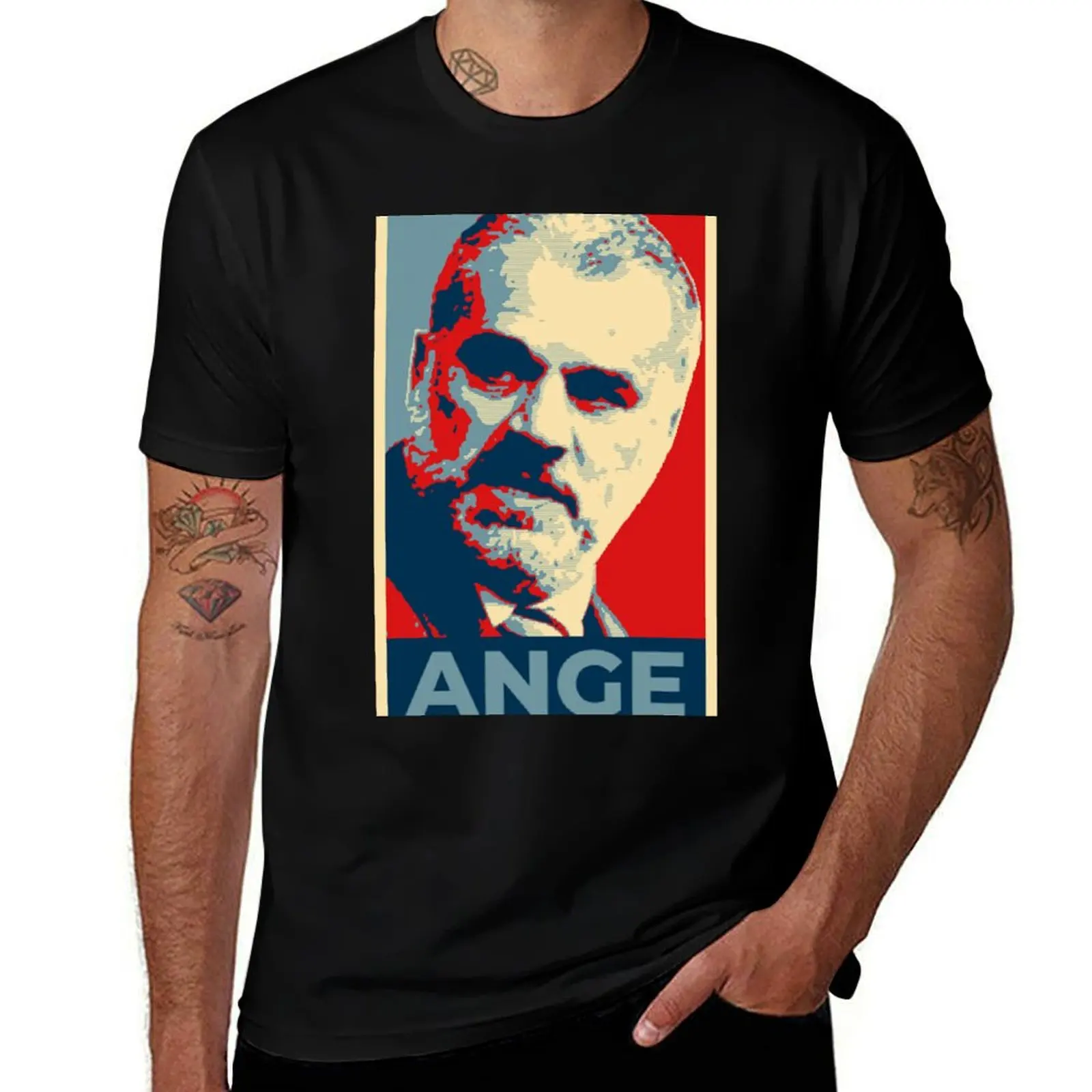 Ange Postecoglou-أمل تي شيرت رجل تي شيرت الصيف تي شيرت رجل عادي تي شيرت للرجل الجرافيك تيز تي شيرت #4