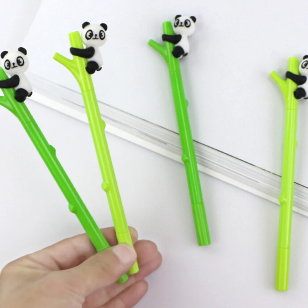 

8 Pcs Panda Stationery Pen Pens Gel Korean Version Ink Black Christmas Gift Student Use