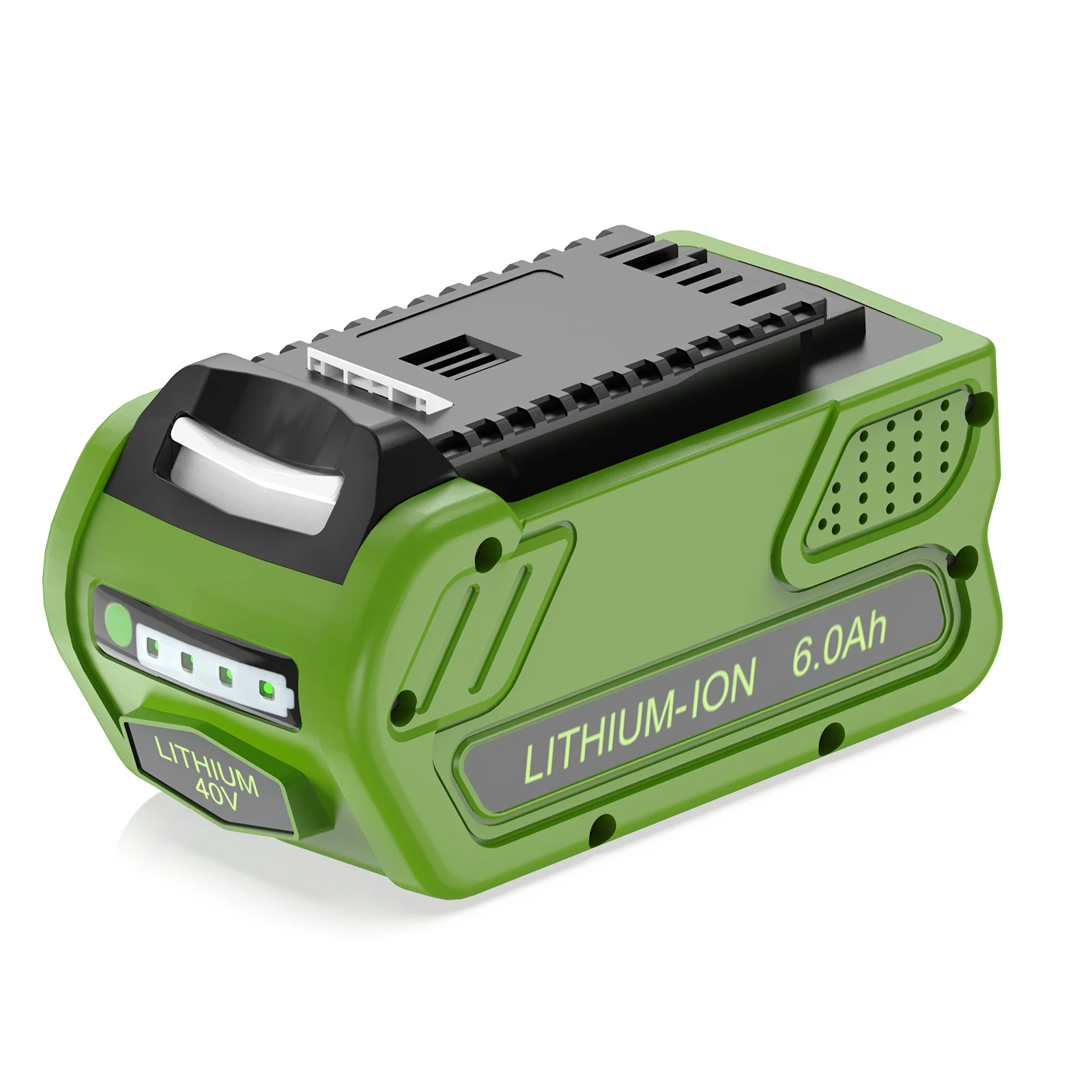 Dreamdash für Greenworks Akku 40V 6Ah 29252/22262/25312/25322/20642/22272/27062/21242 für Rasenmäher/Laubbläser Elektrowerkzeuge für G-MAX Akku