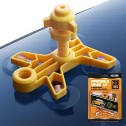 Glass Crack Repair Liquid Rock Chip Repair Kit Cracked Windshield Repair Kit For Chips Cracks Star-Shaped Crack Deep Cleansing