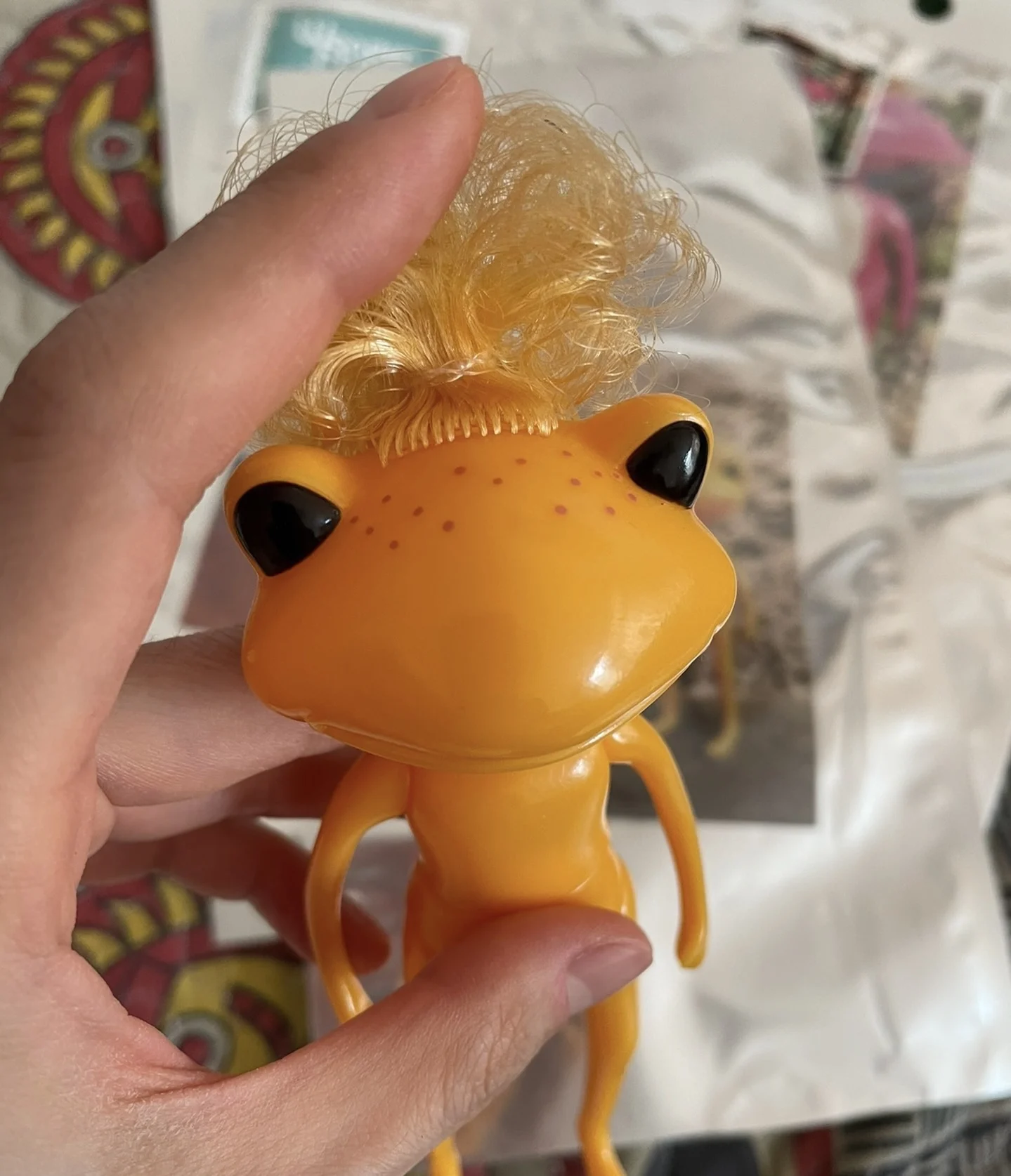 Wonder Frog Cool Figure Doll Designer Toys Customized Body Moveable Froggy Crafts Top Collection Artist Orphan Aesthetics view 5