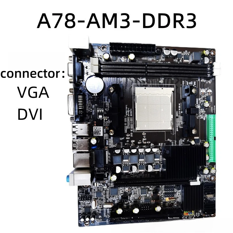 

The original A78 desktop computer motherboard DDR3 supports dual-core quad-core AM2/940-pin AM3/938-pin AMD series