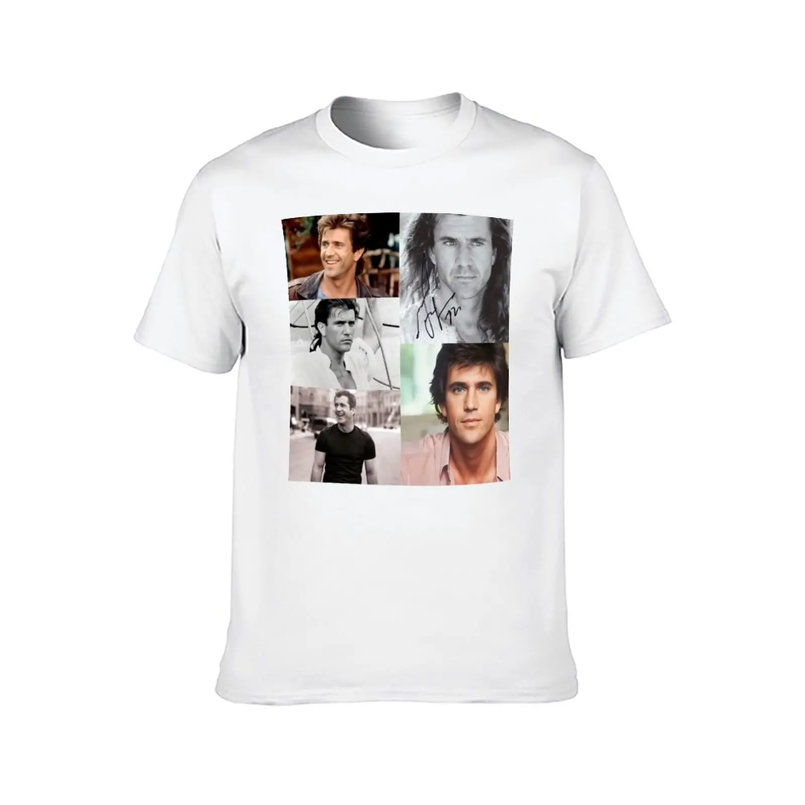 Mel Gibson Collage autograph T-Shirt t shirt man luxury g man t shirts for men T-Shirt