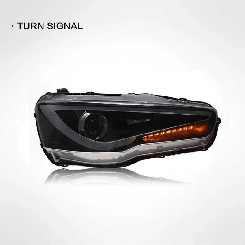 For Mitsubishi Lancer EX 2009 2010 2011 2012 2013 2014 2015 2016 2017 2018 Headlight LED  head Lamp Daytime Running Light