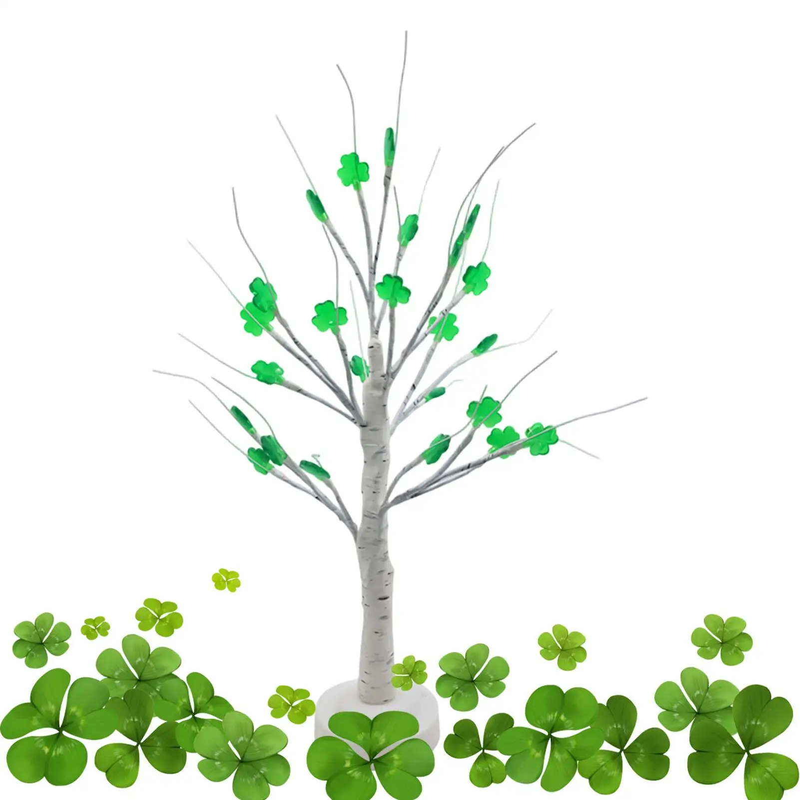 

Декорации ко Дню Святого Патрика: светодиодное украшение для стола, декоративное дерево Святого Патрика для свадьбы, спальни, Рождества, Дня благодарения