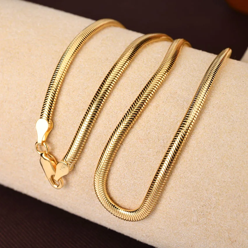 Italy Necklaces For Women 925 Sterling Silver Snake Chain 2025 Trend Necklaces High Quality Female Neck Ladies Trend Modian