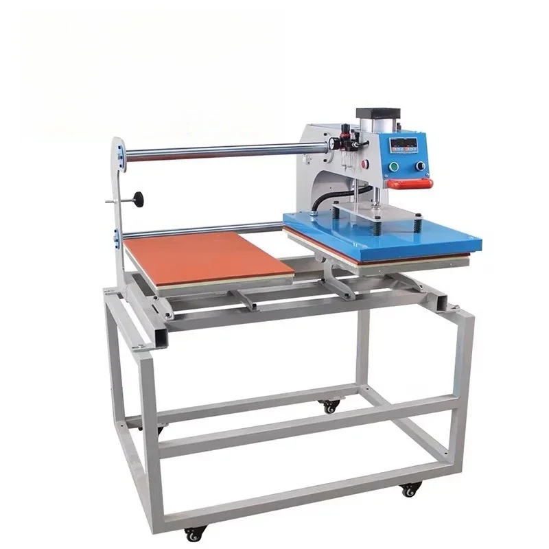 Automatic sliding double station heat transfer press, heat transfer press, high pressure pneumatic hot drilling machine