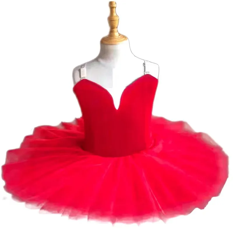 Vestito da tutu di balletto professionale per bambini e donne, costume da ballo per ragazza, spettacolo per bambini, ballerine, vestito da ballo di balletto