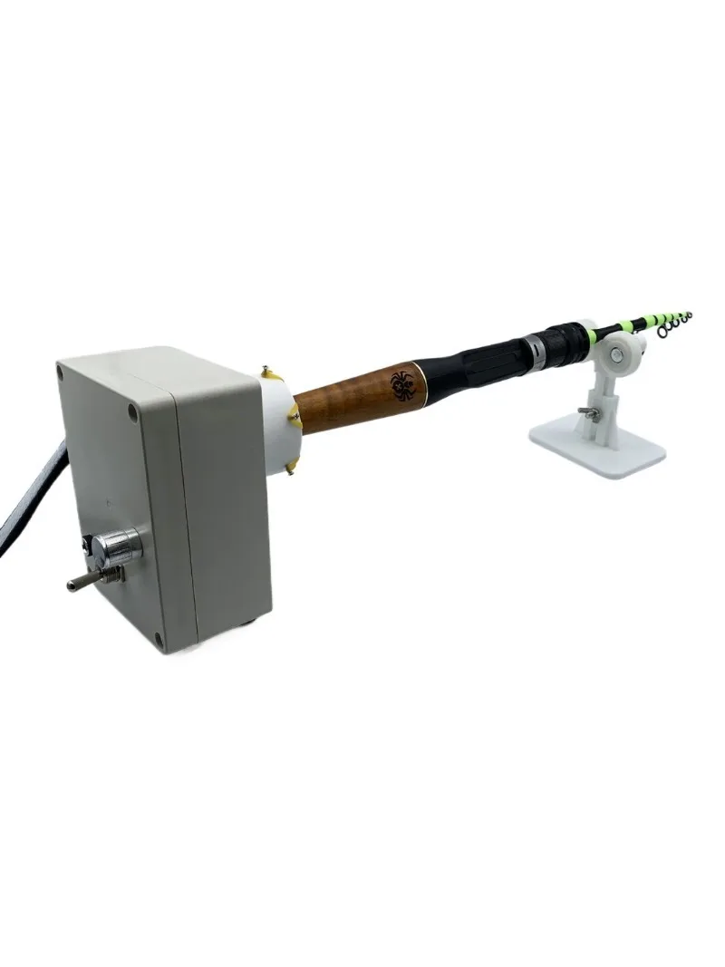 Fishing rod slow rotation epoxy resin coating machine winding, tie guide ring rod rotator joystick