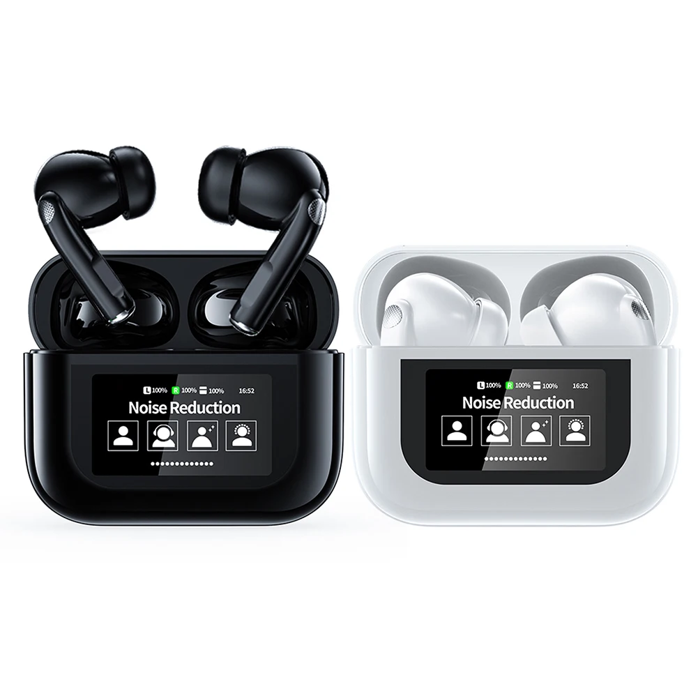 Wireless BT 5.4 Real Time Translator Earbuds ANC Noise Cancelling 144 Languages Two-Way Translator Earbuds for Business Travel