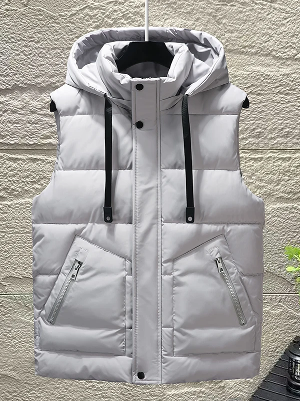 الرجال أسفل القطن سترة ثي الشتاء الدافئ Jaet طالب عارضة سستة إغلاق ألياف البوليستر السائق Sle Faionable سترة