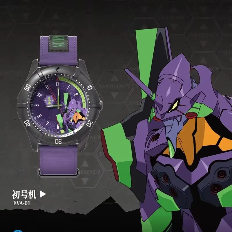 Neue Evangelion Eva Uhr Blind Box Anime-Merchandise Charakterthemen Shinji Rei Asuka Eva-01 02 Offizielles Original Sammlerstück