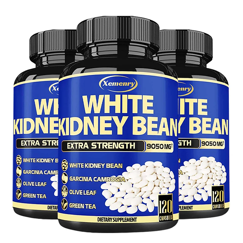 Natural White Kidney Bean Extract - Enhances Energy Digestion, Metabolism Support, Fat Burning, Weight Management