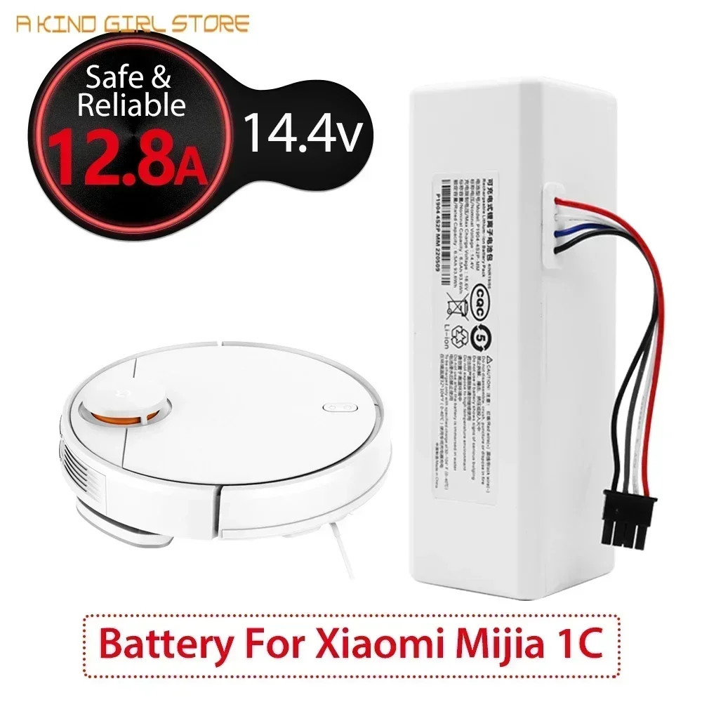 battery for Xiaomi Mijia Mi 1C robot vacuum cleaner STYTJ01ZHM Robot Vacuum Mop Cleaner original 14.4v 6500mAh battery pack