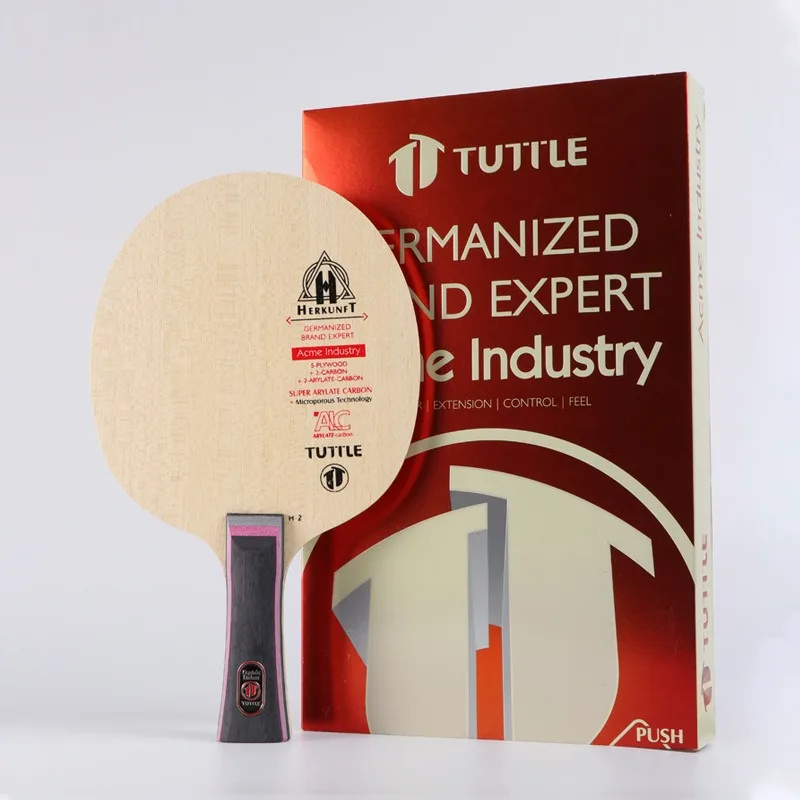 TUTTLE HERKUNFT ALC الكربون قسط تنس الطاولة بليد مضرب هجوم سريع حلقة هجومية بينغ بونغ الخفافيش مجداف
