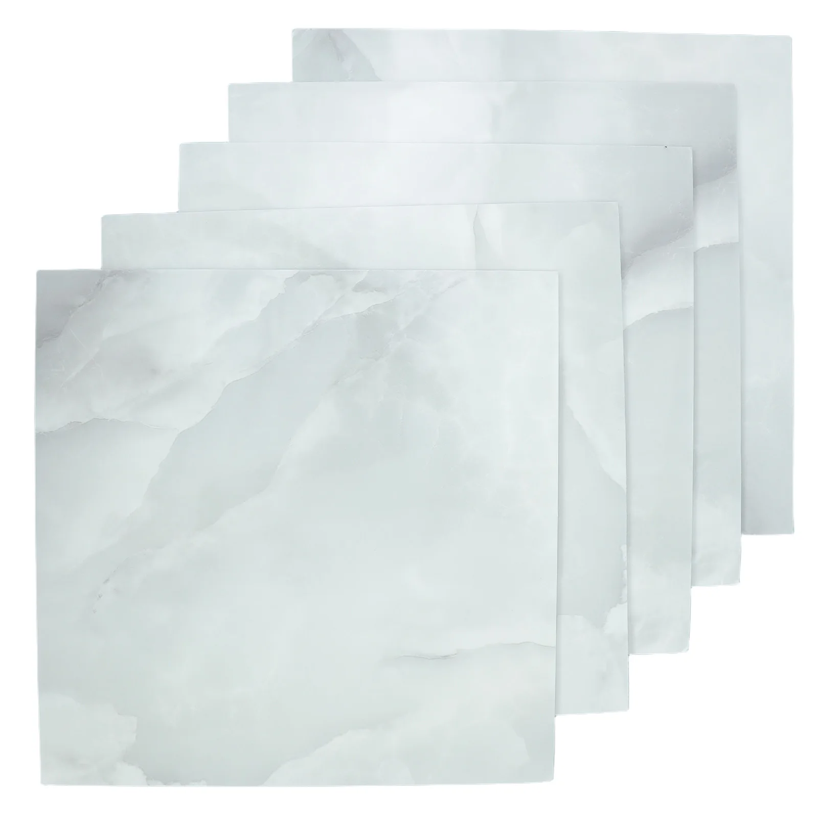

10 Pcs Imitation Marble Wall Stickers Adhesive Tiles Ceramic Porcelain Pvc Kitchen Self