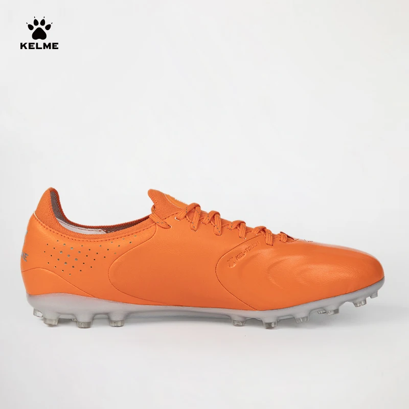 KELcloser-Chaussures de football en cuir pour adultes, chaussures d'entraînement professionnel, série Holy Grail, botte de football à enfiler, kangourou, MG