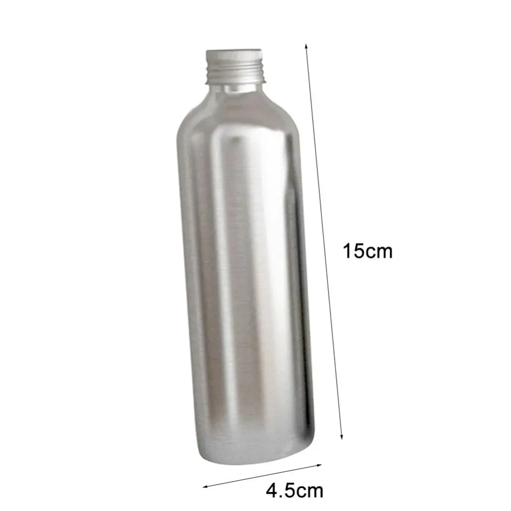 150ML Aluminum Bottle Liquid Storage Makeup Lotion Container Cosmetics Travel Alcochol Empty Refillable Bottle Water Bottle