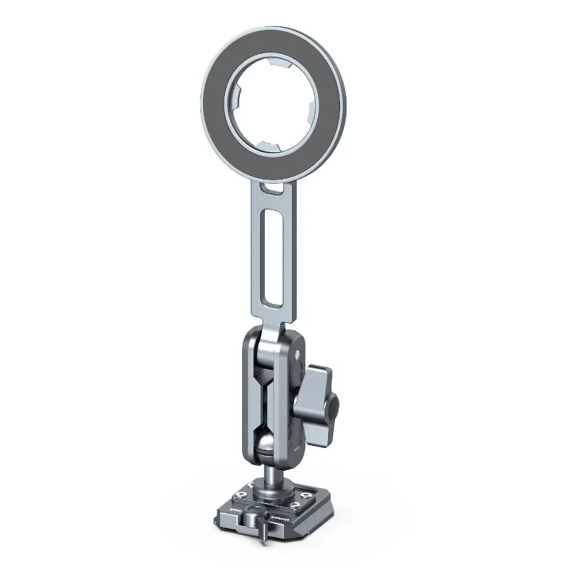 Magnetic mobile phone clip, quick-loading board horizontal and vertical screen shooting standard clip,