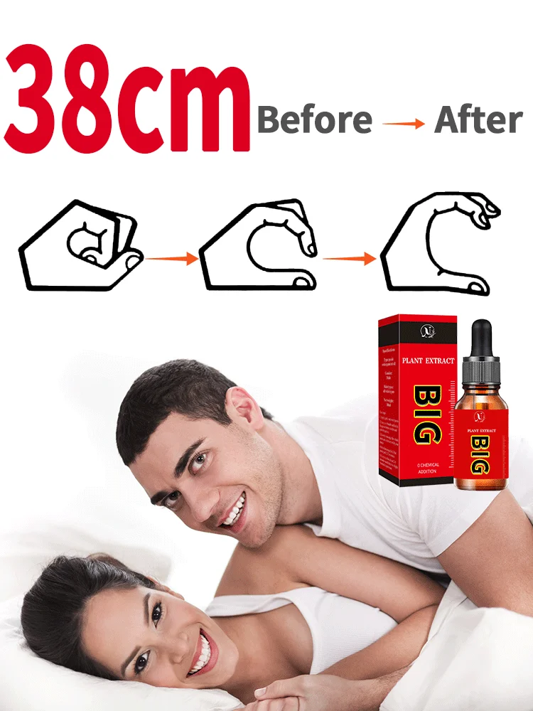 Can increase size and strength, enlargement oil permanent growth thickening oil increase men