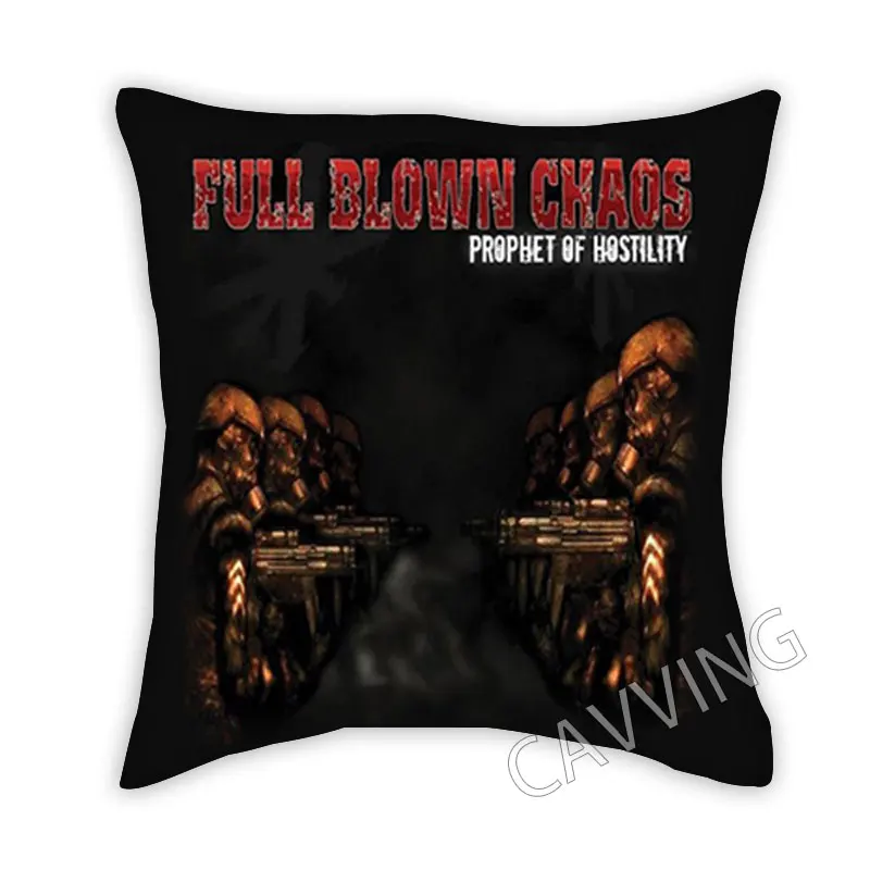 

Full Blown Chaos 3D Printed Polyester Decorative Pillowcases Throw Pillow Cover Square Zipper Cases Fans Gifts Home Decor