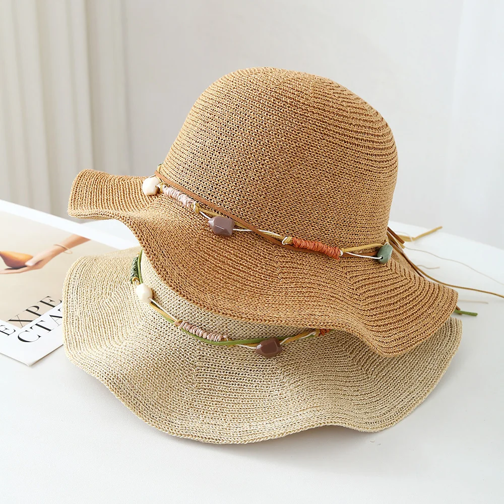 chapeu-de-palha-feminino-de-verao-para-viagem-chapeu-de-sol-de-praia-novo-chapeu-de-pescador-vazado-com-aba-larga-para-ferias