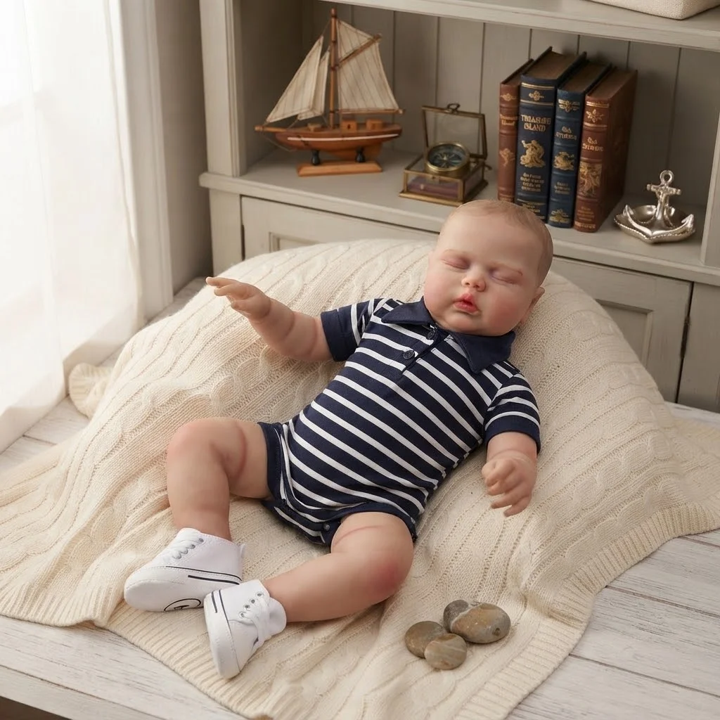 Newborn Huge Size Baby Reborn Pickle Realistic Toddler Baby Hand Painted 3D Skin Multiple Layers Painting Lifelike Gift for Xmas