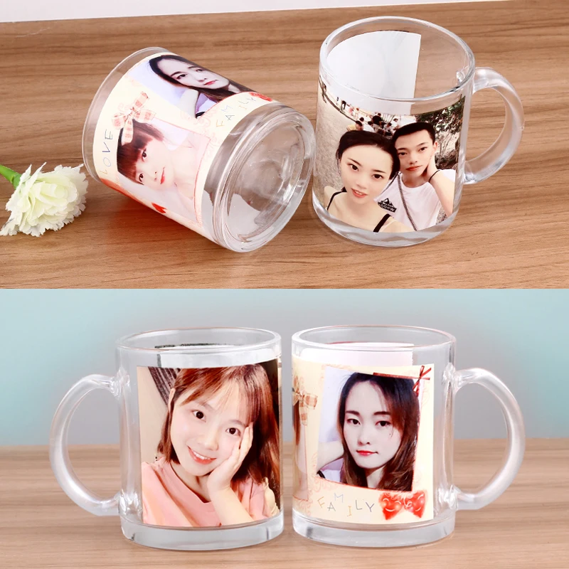 Transparent Waterslide Decal Paper Inkjet Printer A4 Water Slide Transfer Paper High Resolution DIY Photo Ceramics Glass Cup