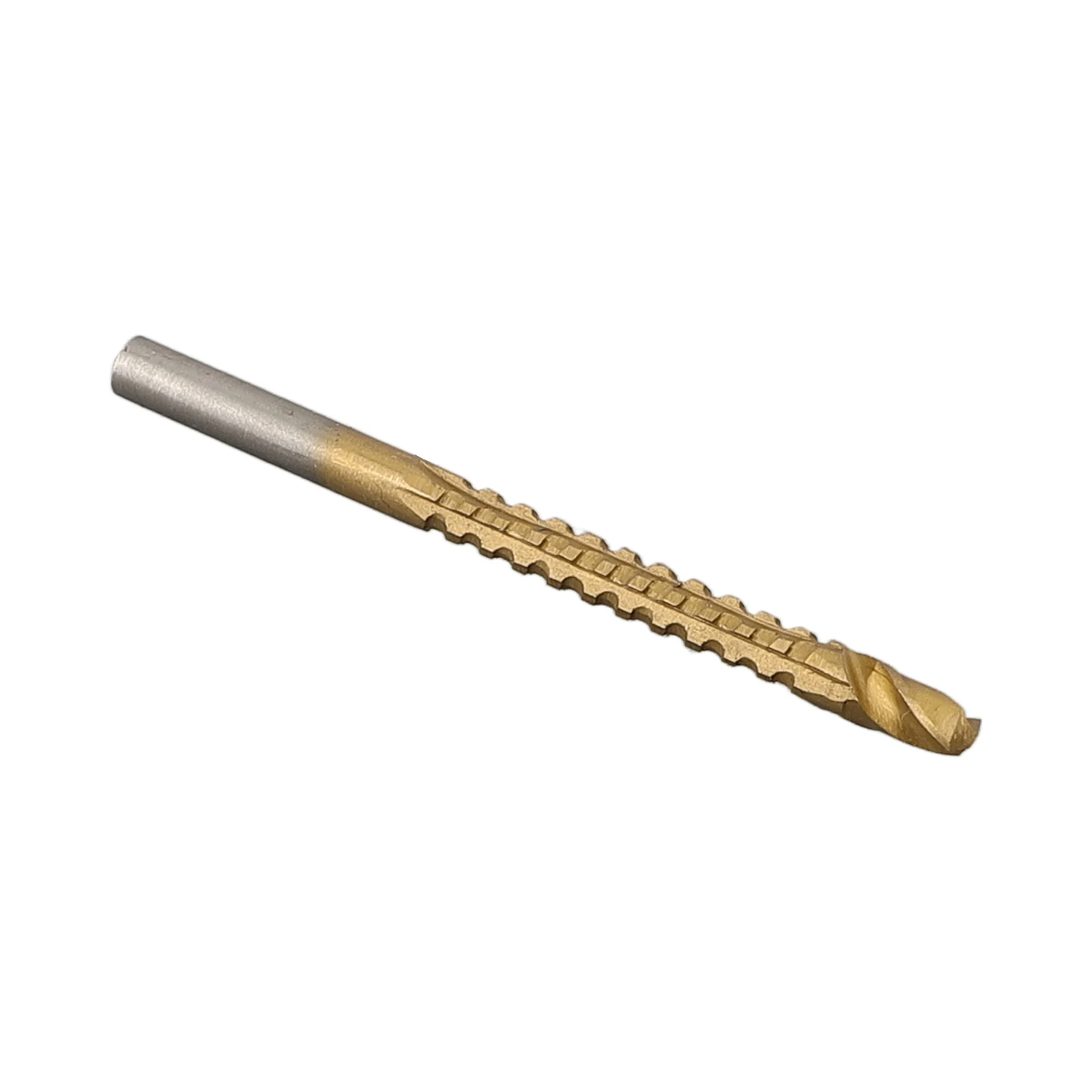 Punta da trapano seghettata a vite a spirale Scanalatura Foratura Lucidatura Lavorazione del legno 1pc Resistenza all'usura del rubinetto composito di cobalto