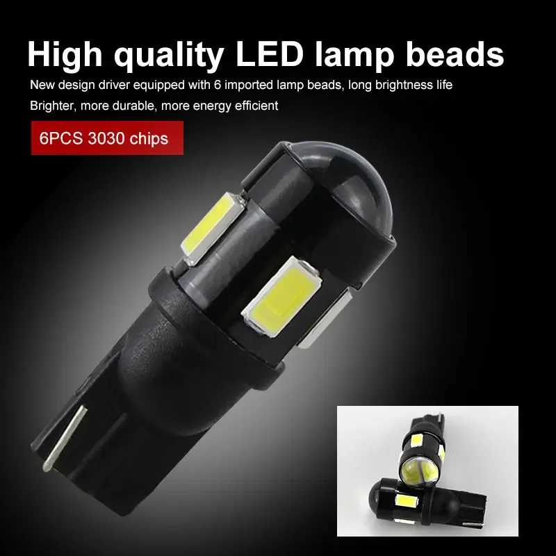 10pcs Canbus W5W T10 LED Bulb for Volvo XC60 XC90 S60 V70 S80 S40 V40 V50 XC70 V60 Car Interior Light Dome Trunk Parking Lights