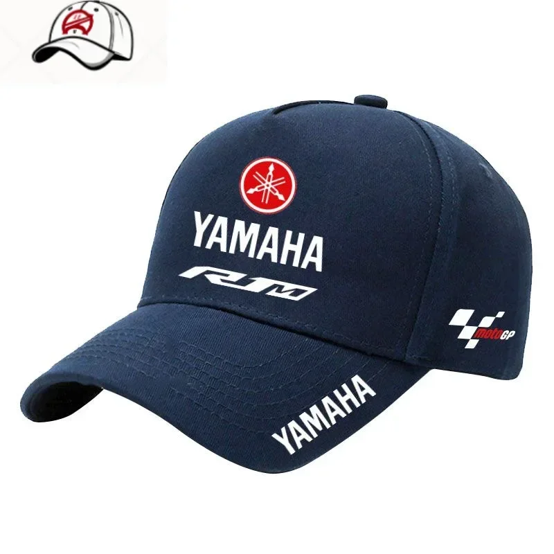 ياماها R1M دراجة نارية سباق قبعة الرجال الترفيه قيعة بيسبول صغيرة قبعة الشمس أسطول التدريب اليومي واقية من الشمس قبعة الموضة بلغت ذروتها قبعة