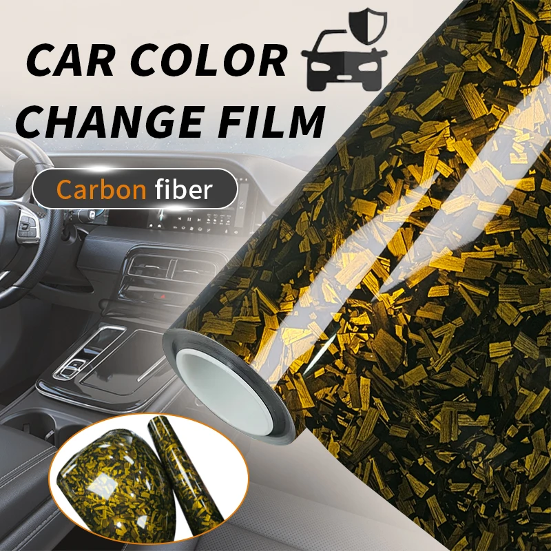 

Carbon Fiber Sticker Vinyl Paper for Car Decal Film Wrapping Forged Carbon Wrap Car Body Films Accessories Adhesive Stickers