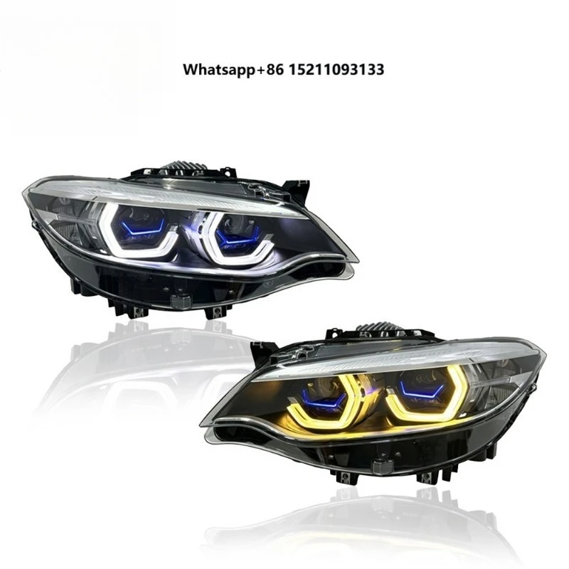 Headlight Assembly  Upgrade Dual Color  Lens Plug & Play