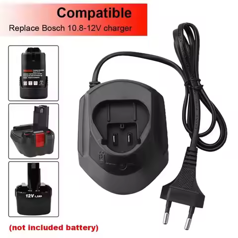 High-Quality US/EU GAL1110CV Lithium Battery Charger Compatible with Bosch 10.8V/12V BAT411 BAT412 TSR1080 GSR10.8 Power Tools
