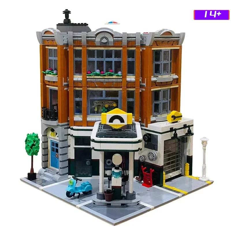 

2026 NEW Construction Street Scene Series Auto Repair Shop Adult Assemble Building Blocks 2569pcs Children's Toy Birthday Gifts