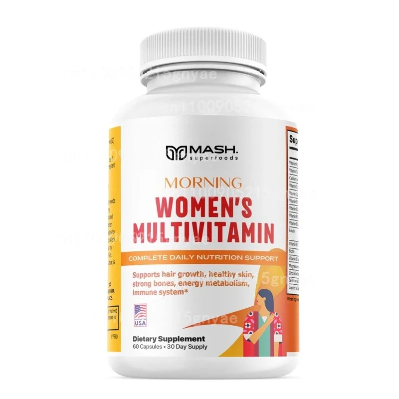 Immune & Nutrient Support - Women's Multivitamins – Biotin, Minerals, Antioxidants, Superfood Blend (60 Capsules)