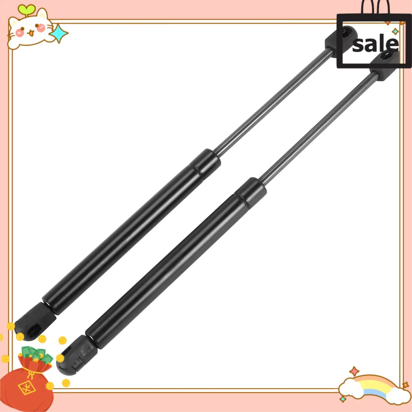

NEW-Car Front Bonnet Hood Cover Support Kit Gas Struts Lift Support For Nissan Frontier Navara D40 2004-2018 For Pathfinder (R51
