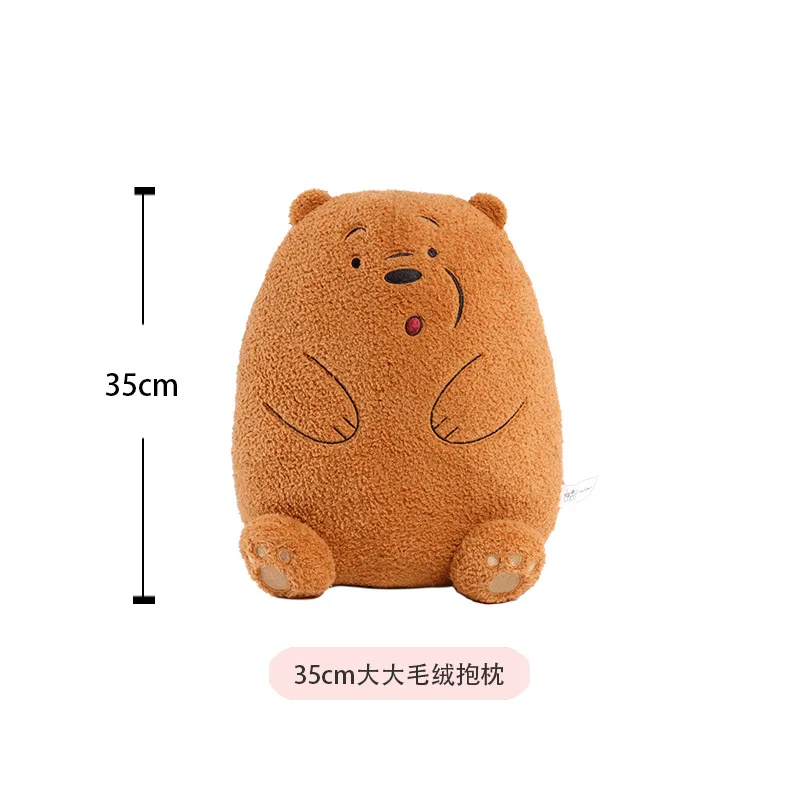 Cartoon Anime Figures We Bare Bears peluche Grizzly Panda Ice Bear Cute peluche cuscino bambola giocattoli per bambini spedizione gratuita