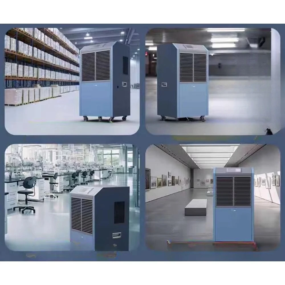 Industrial Dehumidifier 138 Liters Dehumidification Machine 200-300 square Meters with High Power