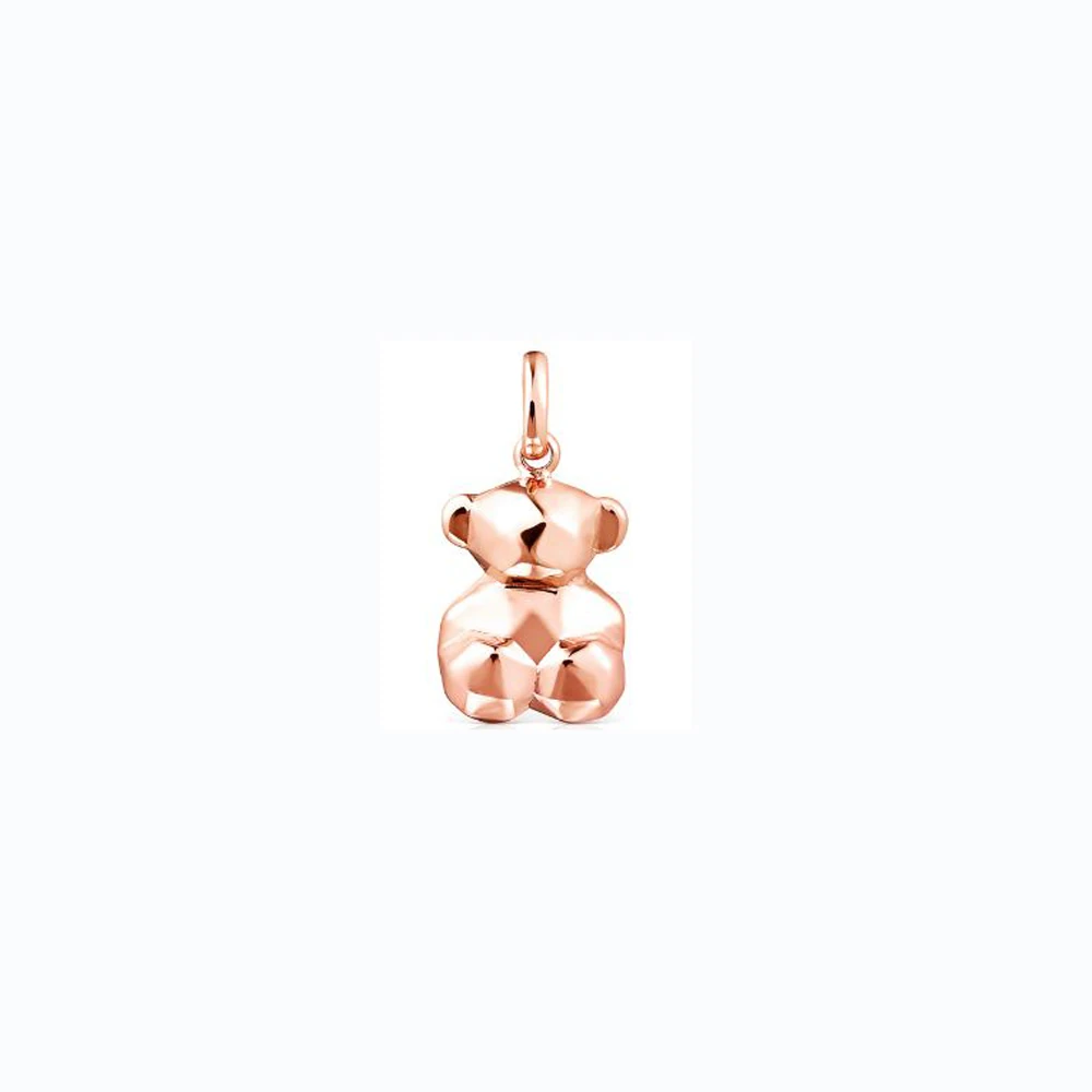 

925 Sterling Silver Spanish Style Bear Pendant Adorable Charm Jewelry High Quality Silver Gift for Women