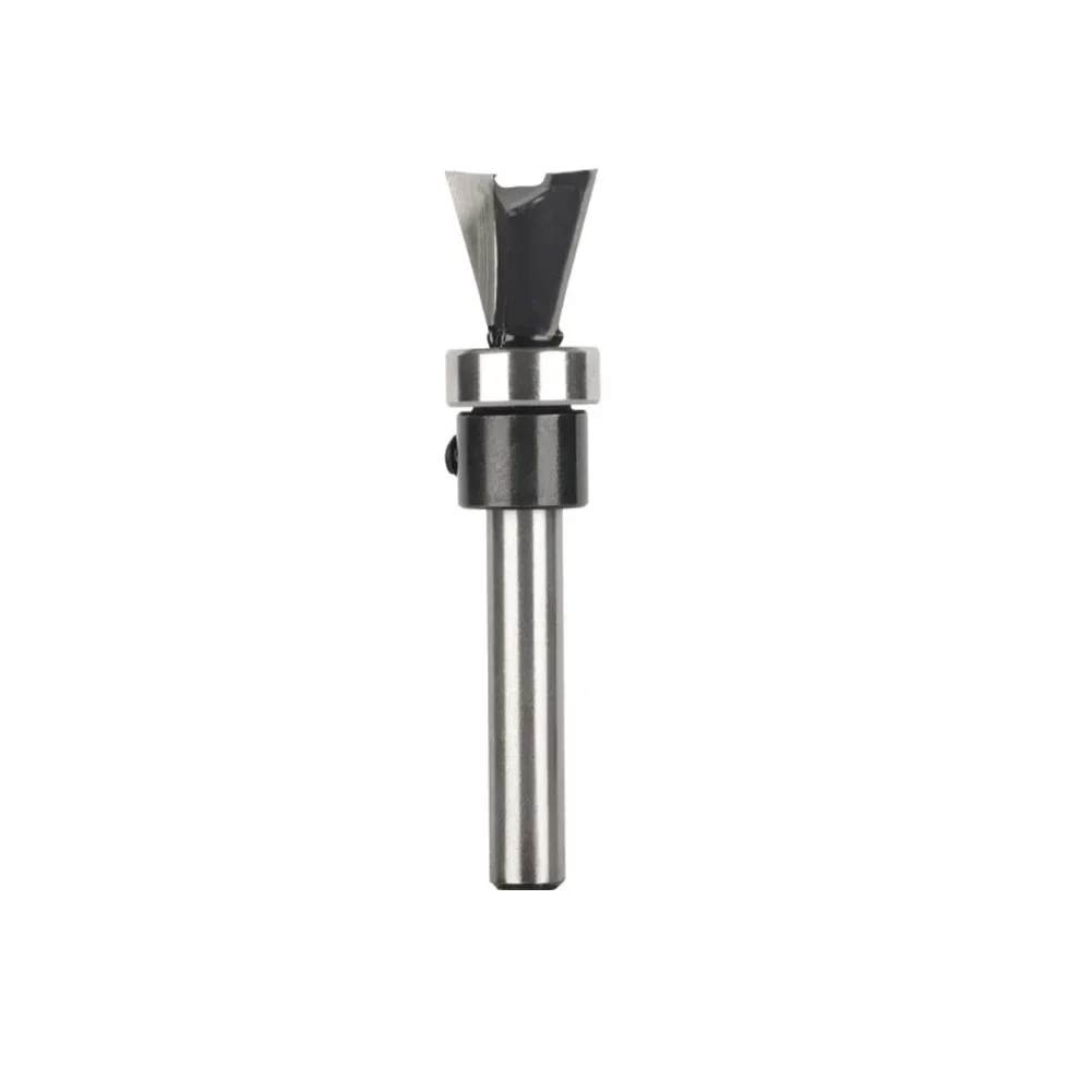 

6MM Shank Dovetail Bit With Bottom Bearing Router Bit Woodworking Milling Woodworking Machinery And Accessories Tool Accessories