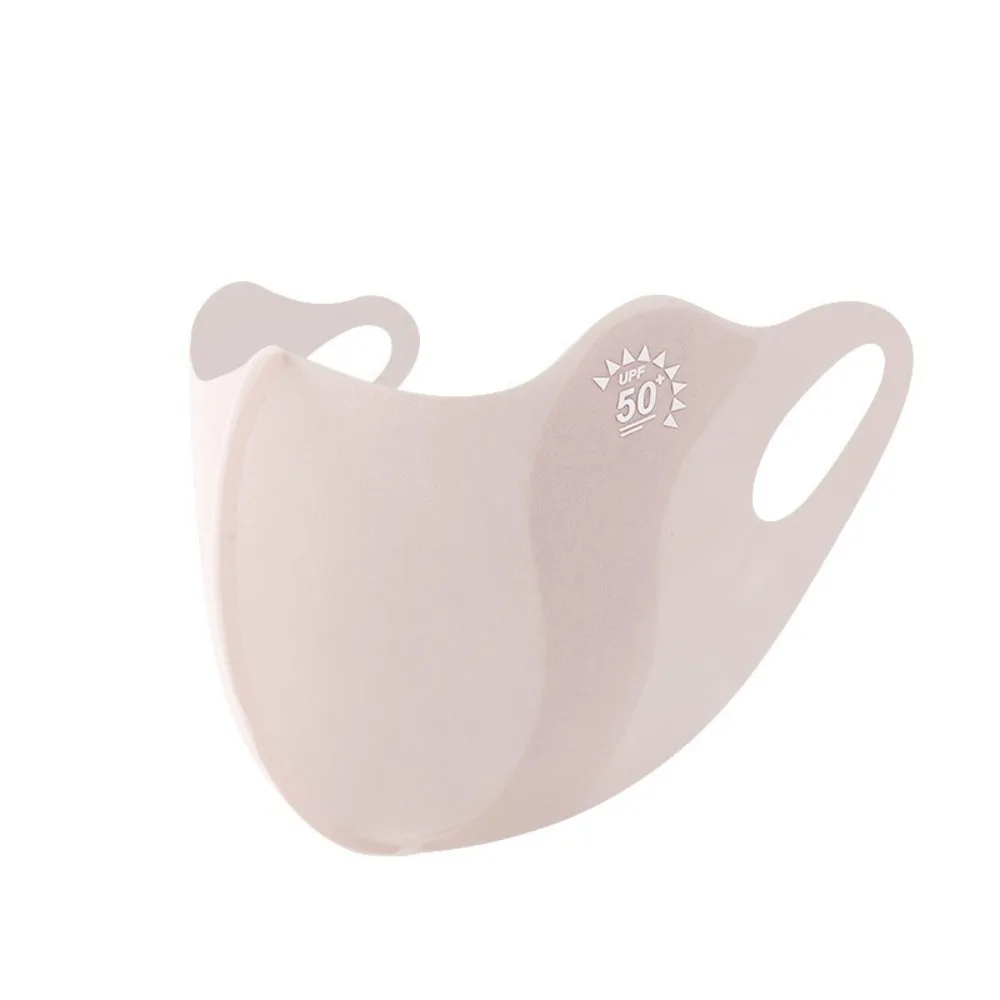 

New Breathable Ice Silk Mask Washable Anti-UV Riding Face Mask Dustproof Anti-sun Mask Gift