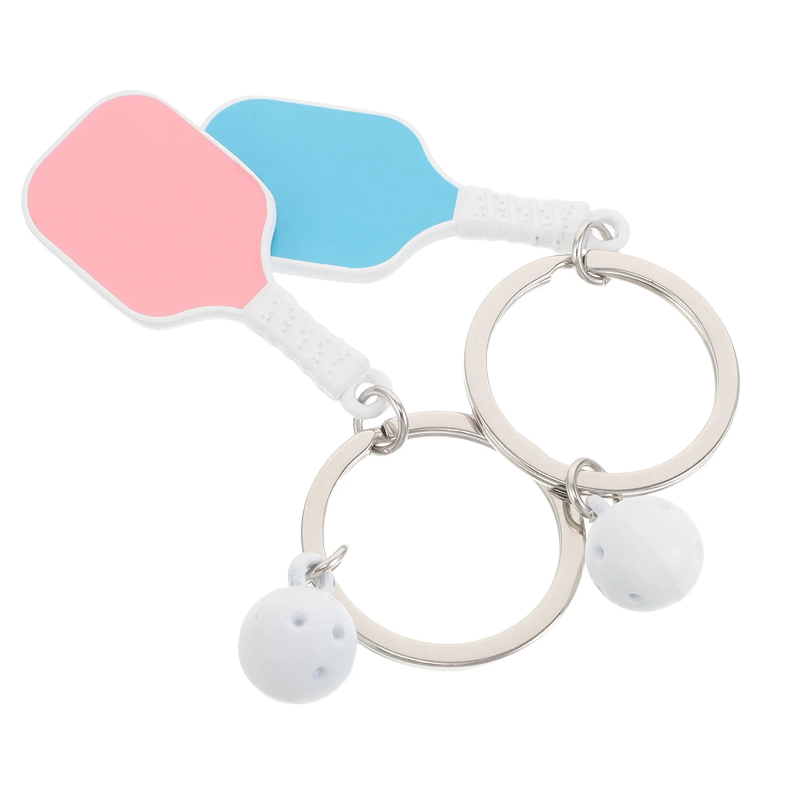 

2 Pcs Peak Ball Keychain Bag Charms for Purses Backpack Decorative Good Looking Baseball Pendant Fan Zinc Alloy Cute