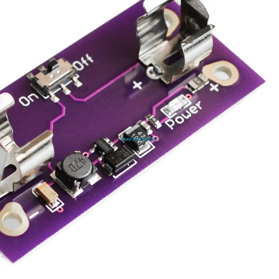LilyPad Netzteilmodul AAA Batterie Schritt bis 5V Konverter für – Detail 3