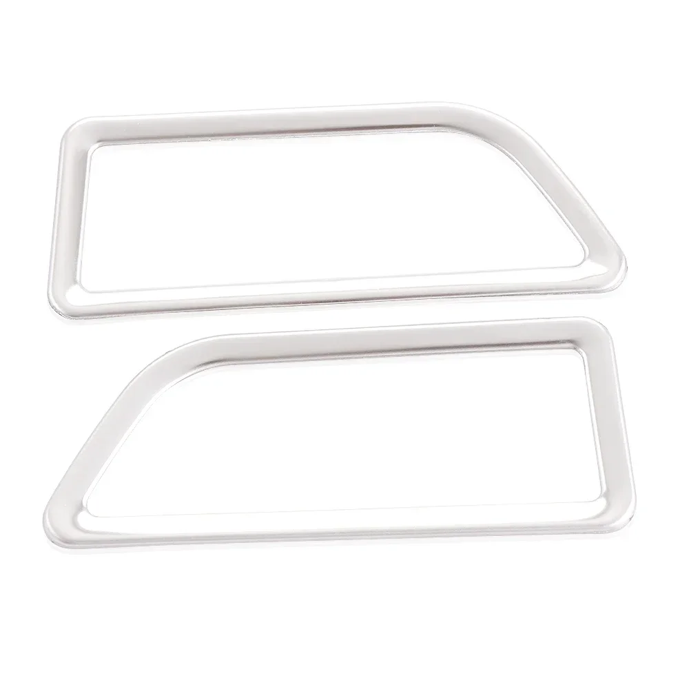 Dashboard outlet vent trim cover sticker stainless steel bezet auto accessories 2pcs/set For skoda octavia a7 2015,Car Styling