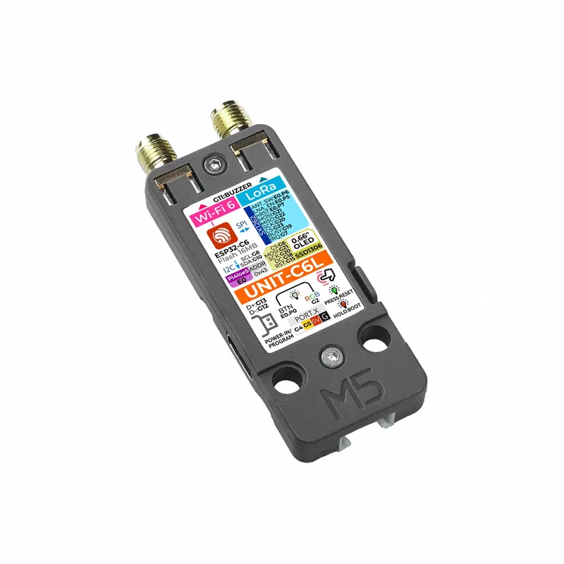 Official M5Stack Unit C6L High-Integration LoRa Communication Module Supports Meshtastic