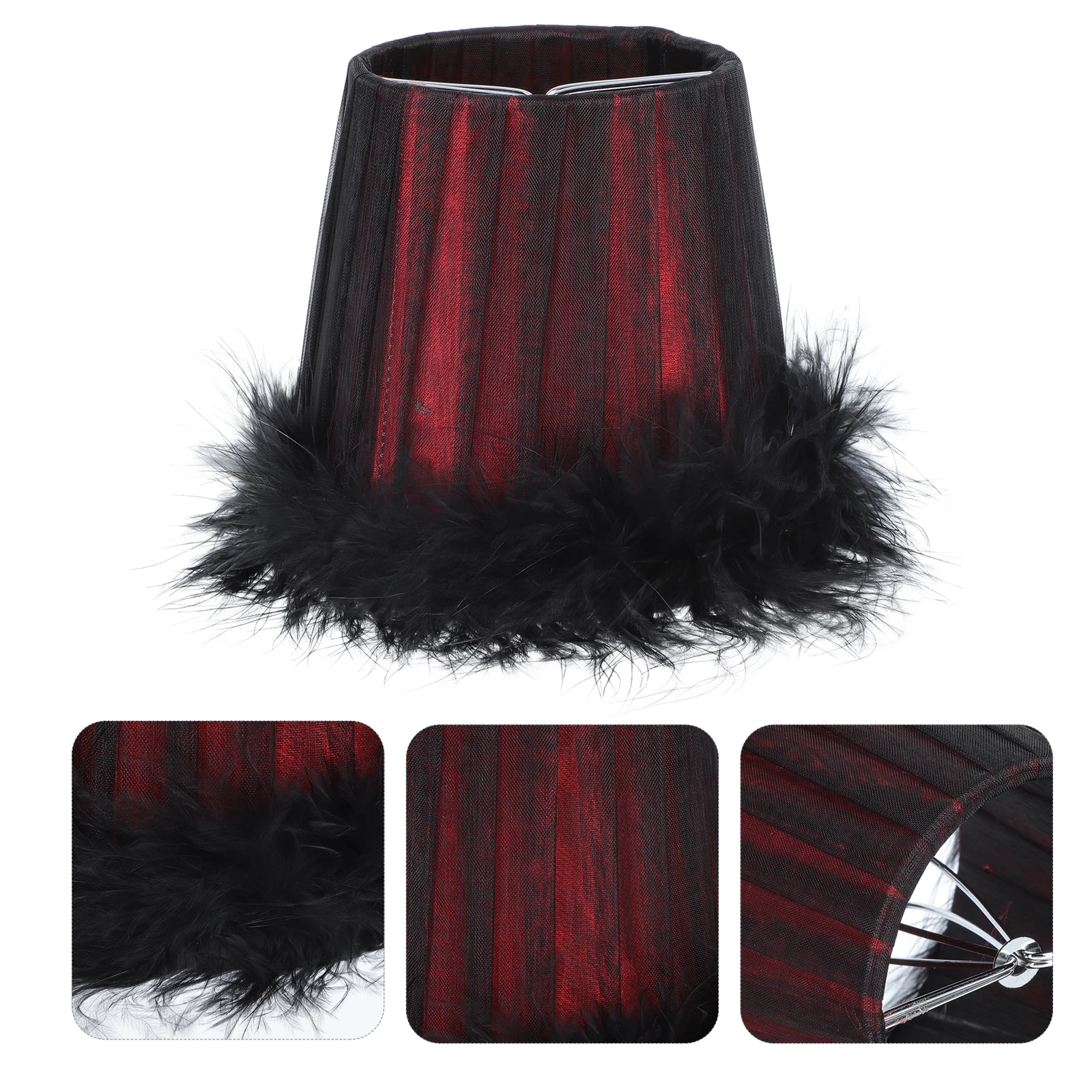 

Lampshade Chic Style Soft Light Cover Indoor Decor Bedside Lamp Protection Comfortable Warm Living Room Accessory