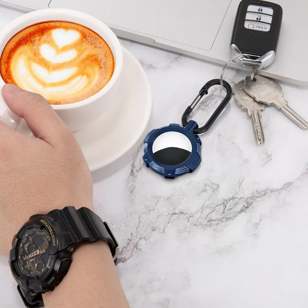 For Apple AirTag Protective Case High Quality Durable Anti-Scratch Anti-Lost Sleeve Keychain Pet Location Tracker Silicone Cover